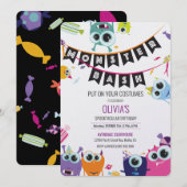 招待状 | 誕生日 | モンスター バッシュ！ (正面/裏面)