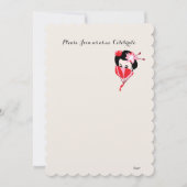 招待状：退職 招待状 (正面)