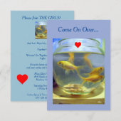 招待状 - 遊びに来てね - 女性限定の招待！ (正面/裏面)