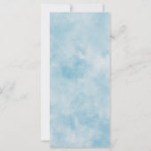 招待状 – 雲の中を進む (裏面)