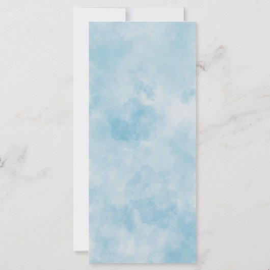 招待状 – 雲の中を進む (裏面)