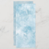 招待状 – 雲の中を進む (正面/裏面)