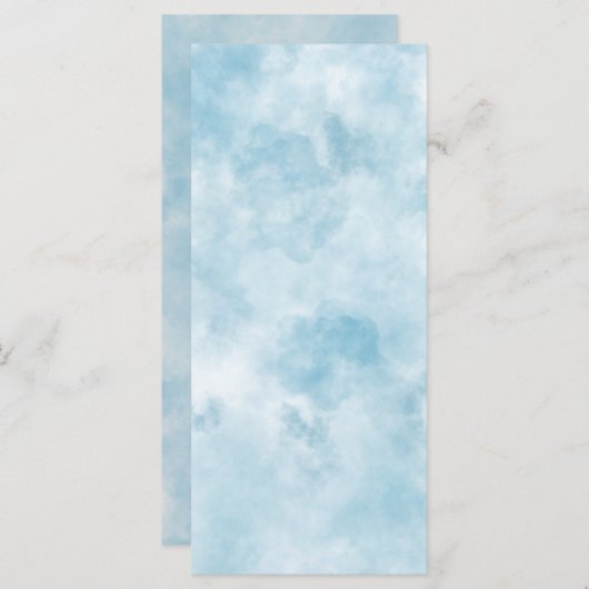 招待状 – 雲の中を進む (正面/裏面)