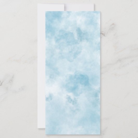 招待状 – 雲の中を進む (正面)