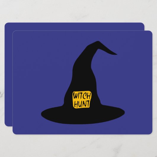 招待状 - 魔女狩り (正面/裏面)