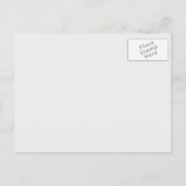 招待状- 2つのハートが1つとして動作 案内ポストカード (裏面)