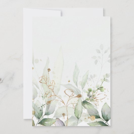 招待状 | 30歳の誕生日 | 50歳 (裏面)