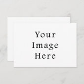 招待状 3.5 X 5 ランドスケープ - カスタマイズ可能 (正面/裏面)