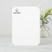 招待状 4.5" x 6.25" (スタンド正面)