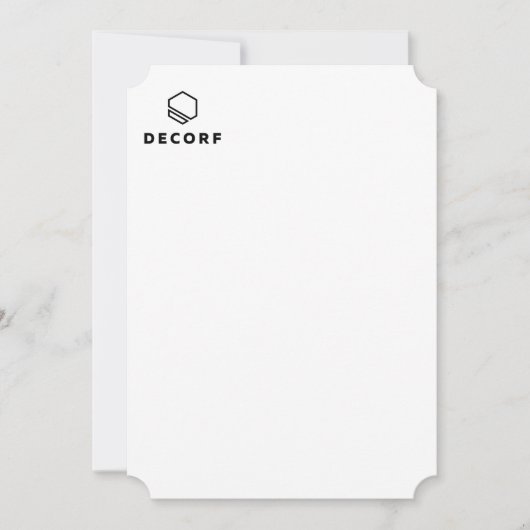 招待状 4.5" x 6.25" (正面)