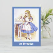 招待状: Alice in Wonderland - Caterpillar 招待状 (スタンド正面)