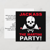招待状 - JACKASS、マティーニパーティー (正面/裏面)