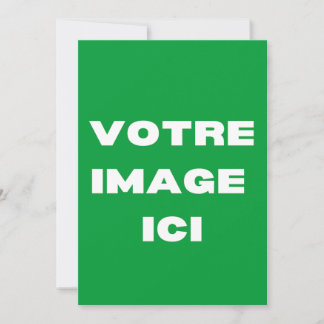 招待状- Votre image ici - personalisee 招待状
