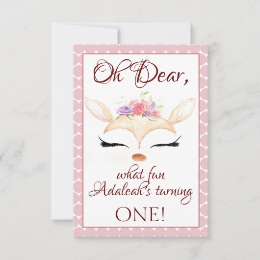 招待親愛カード サンキューカード (正面)