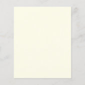 招待赤ちゃんシャワー黄金の動物 (裏面)