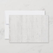 招待返信カードの挿入ページ | ラスティック ロマンティック 招待状 (裏面)