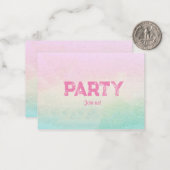 招待 ノートカード (正面/裏面インサイチュ)