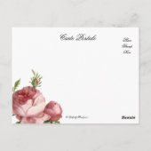 招待 ポストカード (裏面)