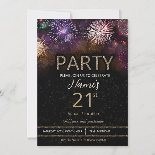 招待 招待状 (正面)