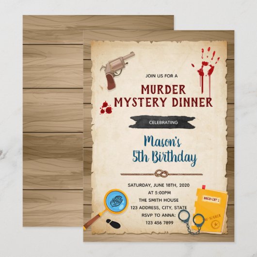 招待 招待状 (正面/裏面)