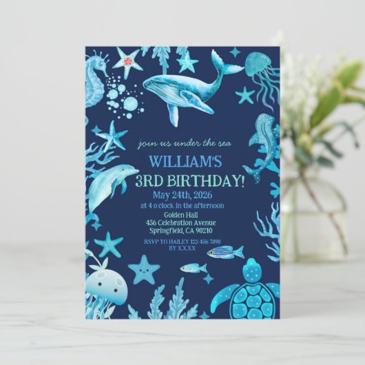 招待 招待状 (スタンド正面)