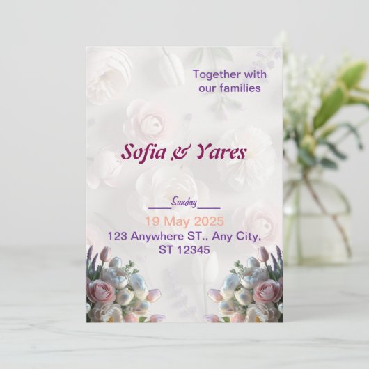 招待 招待状 (スタンド正面)