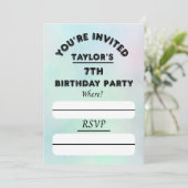 招待 招待状 (スタンド正面)