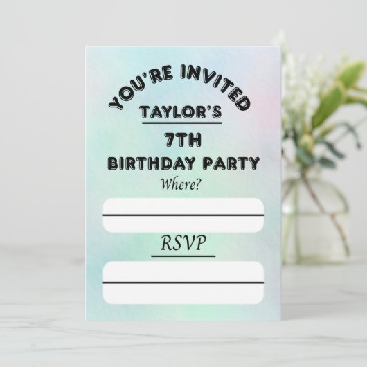 招待 招待状 (スタンド正面)