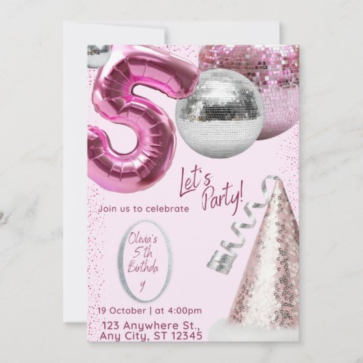 招待 招待状 (正面)