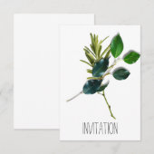 招待 招待状 (正面/裏面)