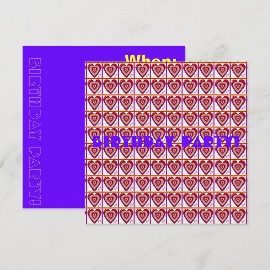 招待 招待状 (正面/裏面)