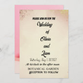 招待 招待状 (正面/裏面)