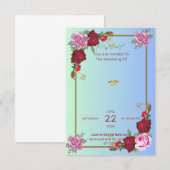 招待 招待状 (正面/裏面)