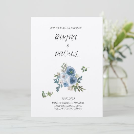 招待 招待状 (スタンド正面)