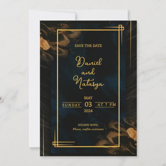 招待 招待状 (正面)