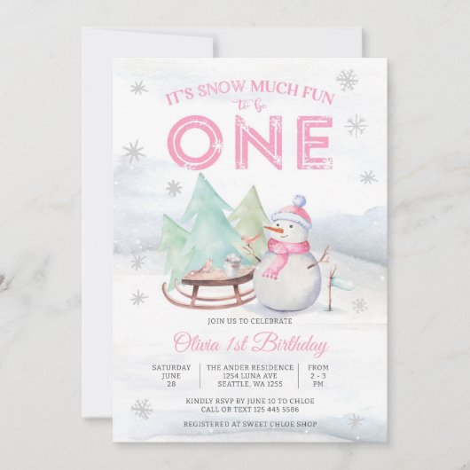 招待 招待状 (正面)