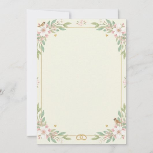 招待 招待状 (裏面)