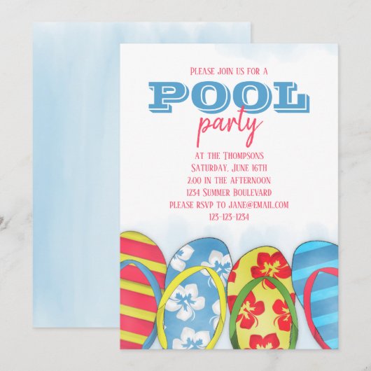 招待 招待状 (正面/裏面)