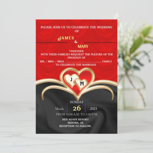 招待 招待状 (スタンド正面)