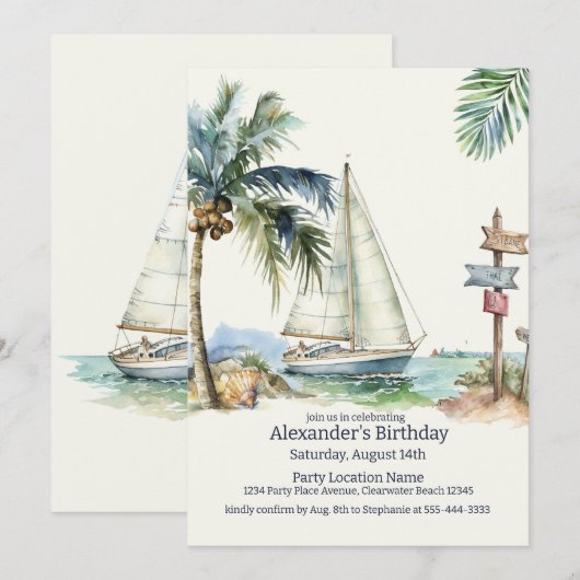 招待 招待状 (正面/裏面)