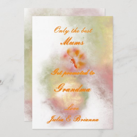 招待 招待状 (正面/裏面)