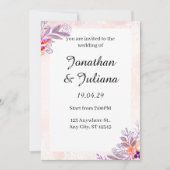 招待 招待状 (正面)