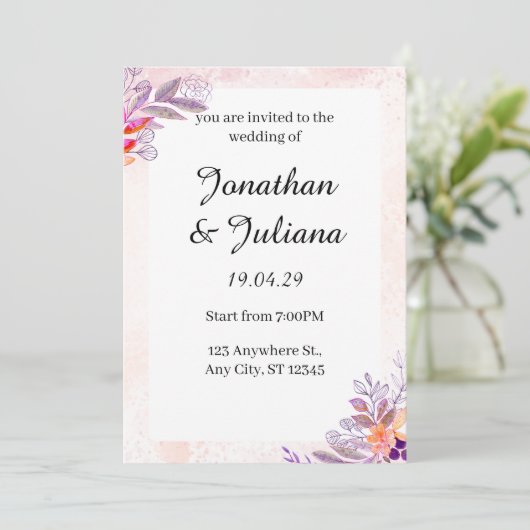 招待 招待状 (スタンド正面)