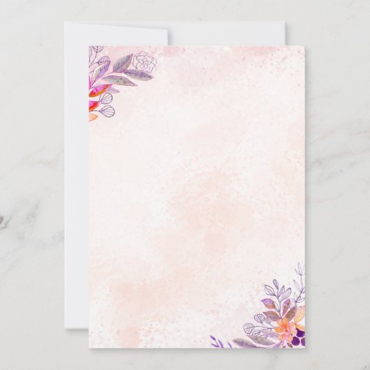 招待 招待状 (裏面)