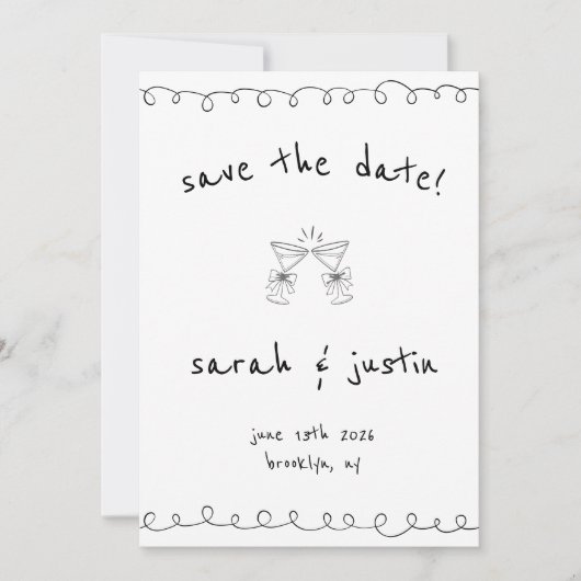 招待 招待状 (正面)