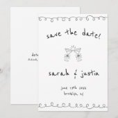 招待 招待状 (正面/裏面)