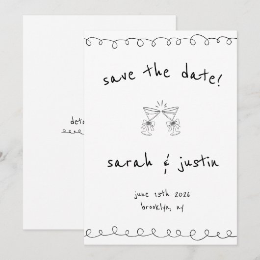 招待 招待状 (正面/裏面)