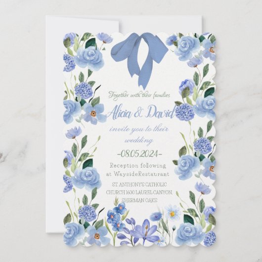 招待 招待状 (正面)