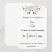 招待 招待状 (正面/裏面)