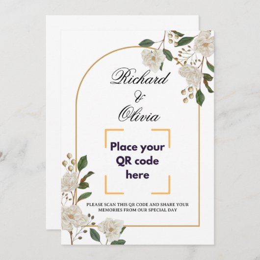 招待 招待状 (正面/裏面)